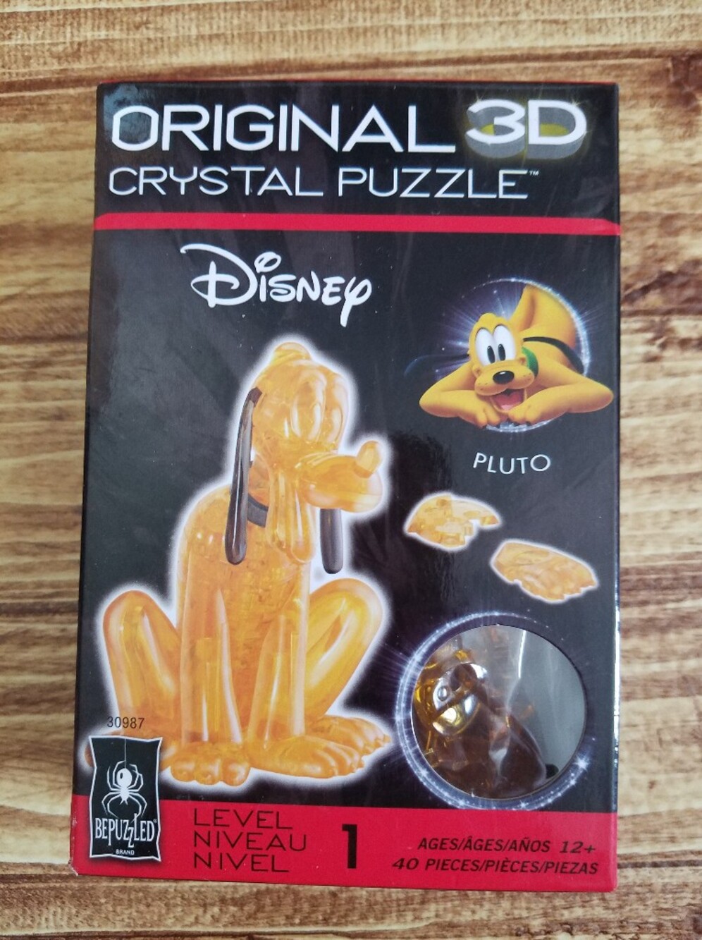 Disney Pluto 3D Crystal Puzzle - Dog BePuzzled Ages 12+ Level 1